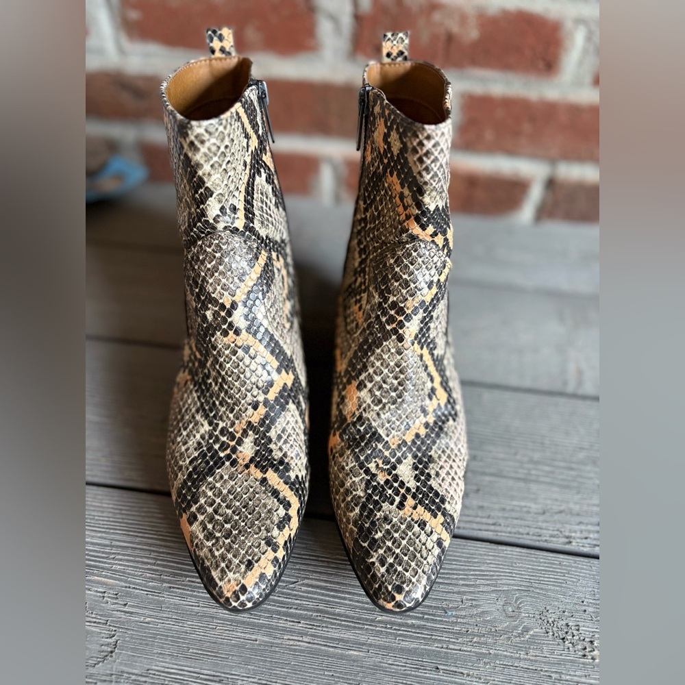 Circus by Sam Edelman Snakeskin Style Boots - Picture 2 of 10
